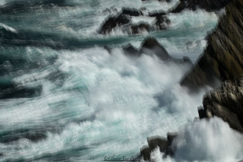 The wild coast of Shetland; Rocks, waves, stormy weather with a twist.